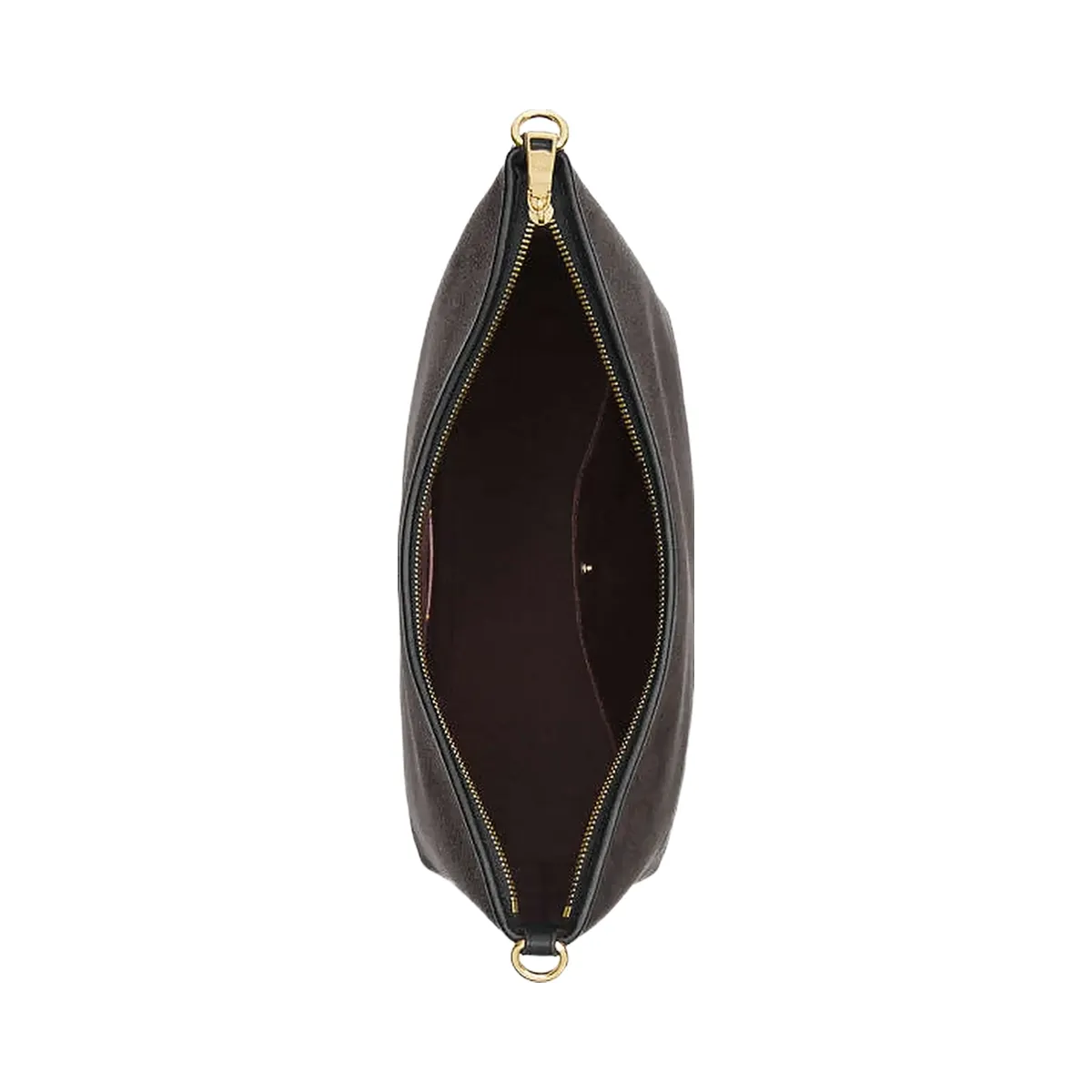 Coach Laurel Large Shoulder Bag In Signature Canvas Signature Canvas-Gold-Walnut-Black