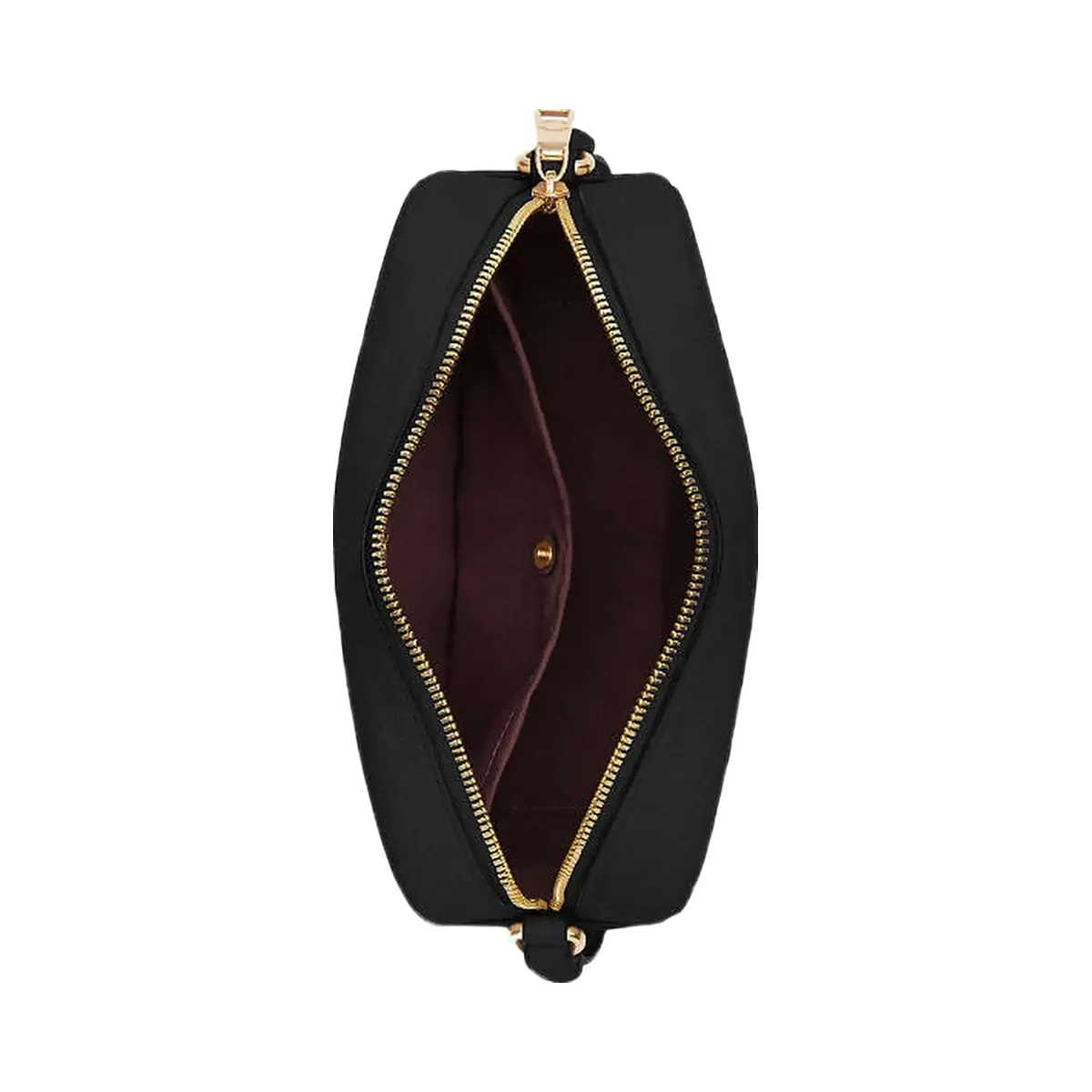 Coach Small Finn Crossbody Bag With Pouch In Maxi Signature Canvas Signature Canvas-Qb-Tan-Black