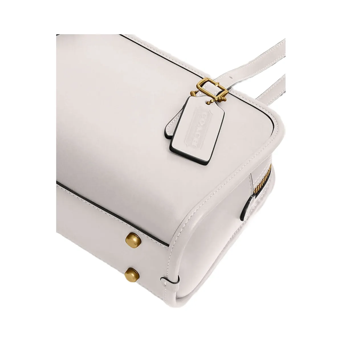 Coach Swing Zip Bag Smooth Leather-Brass-Chalk