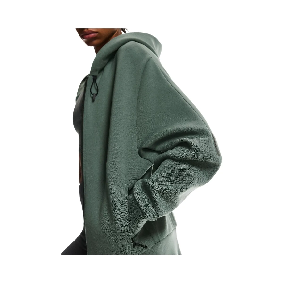 On Focus Tech Zip Hoodie Olive