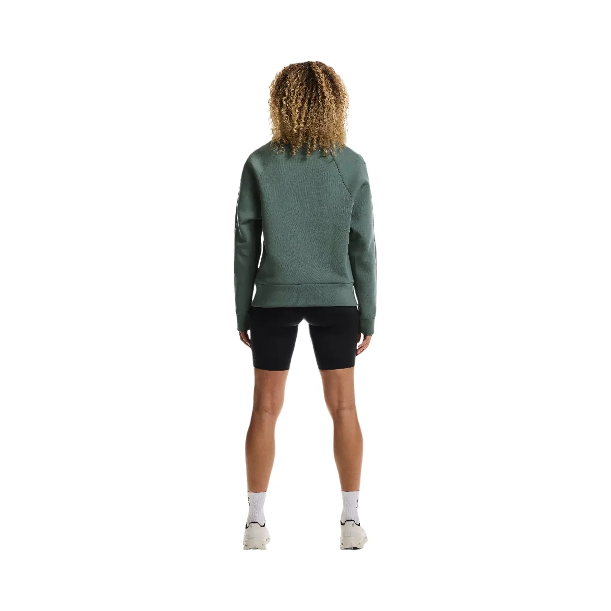 On Focus Tech Crew Olive