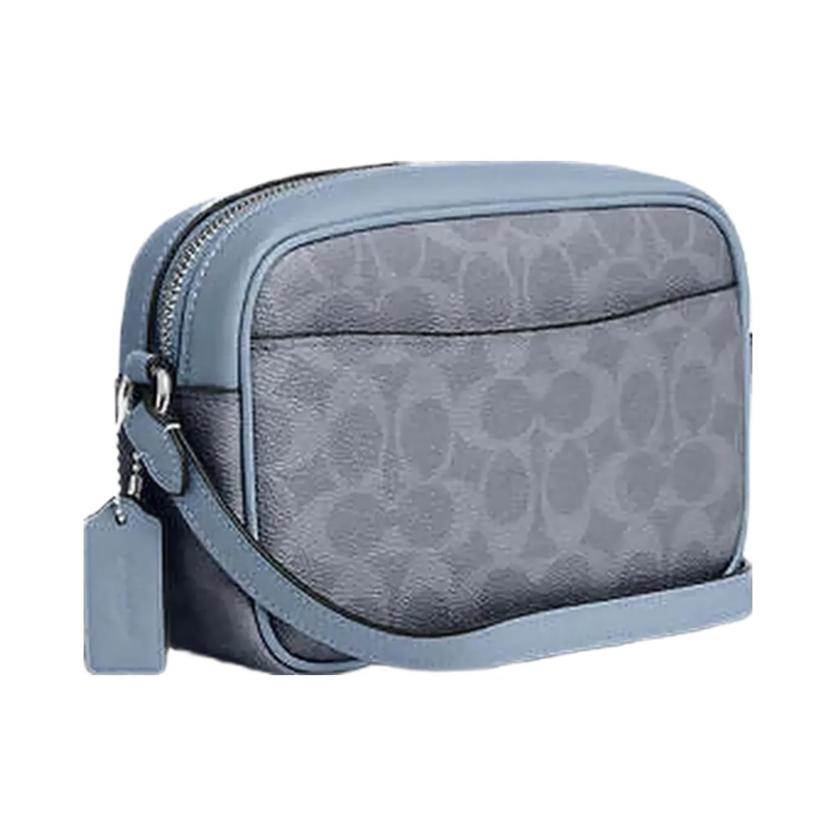 Coach Mini Jamie Camera Bag In Signature Canvas Signature Canvas-Silver-Chambray