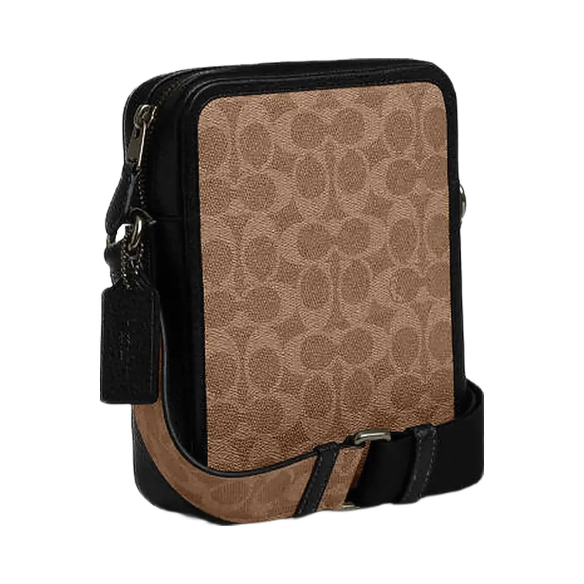 Coach Sullivan Crossbody Bag In Signature Canvas Signature Canvas-Qb-Tan-Black