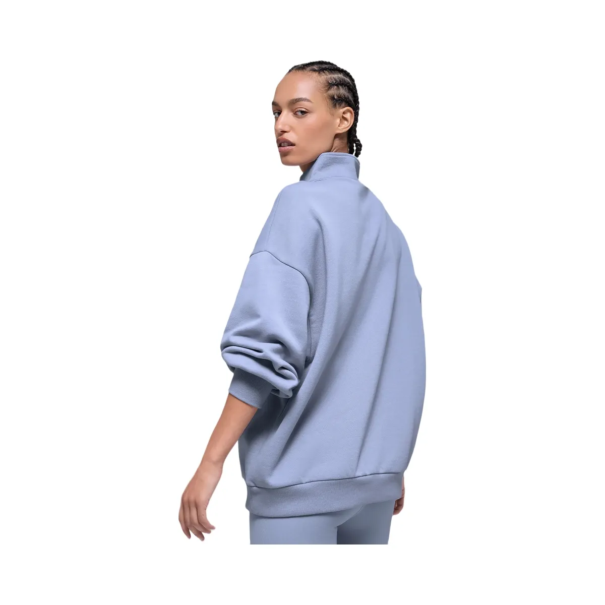 Alo Women's Accolade 1/4 Zip Pullover - Winter Frost | Hype Fly India