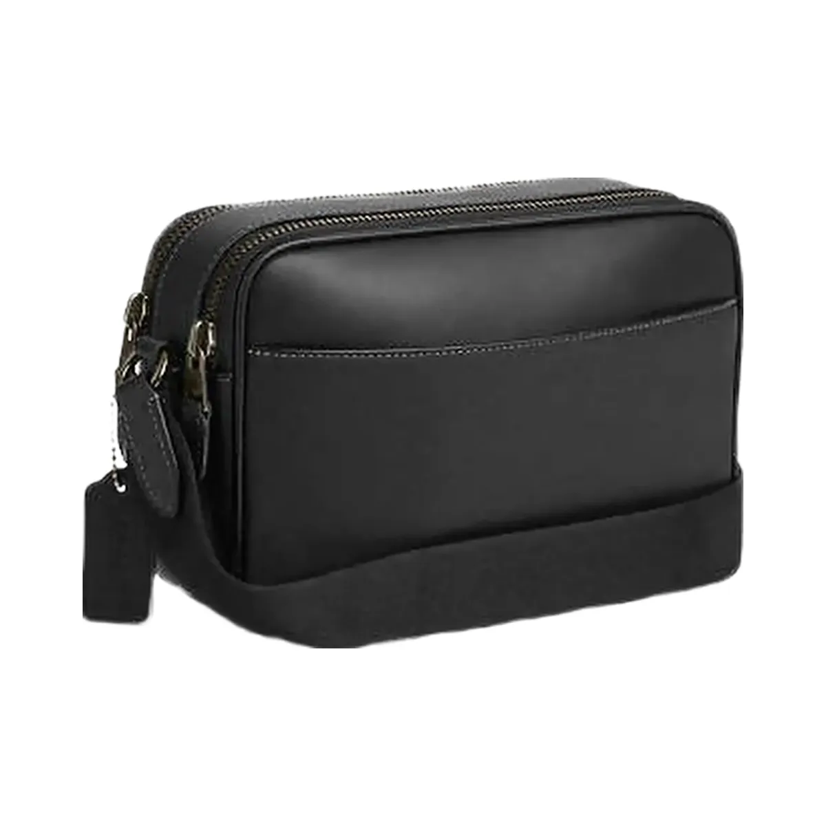 Coach Graham Crossbody Bag Smooth Leather-Gunmetal-Black