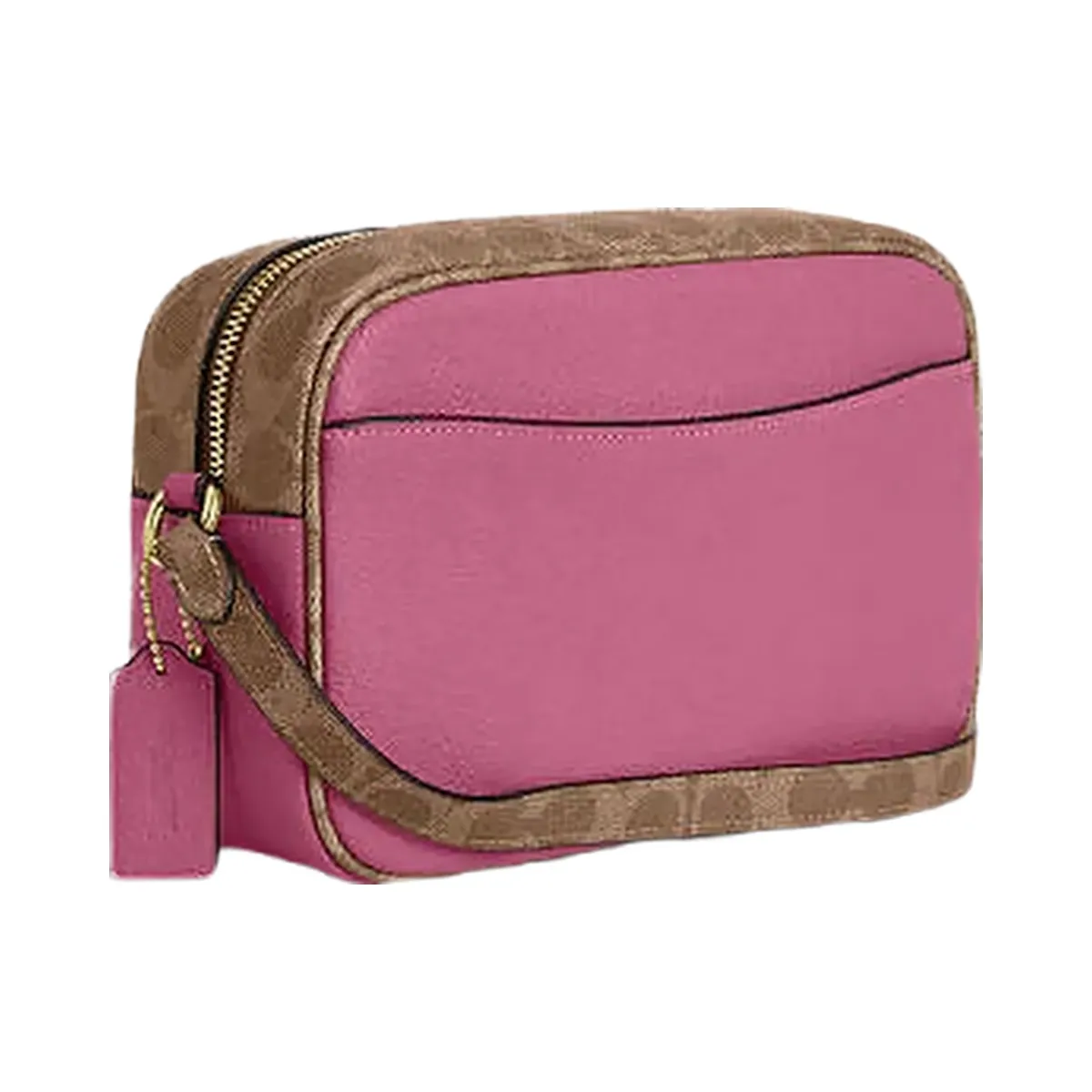 Coach Jamie Camera Bag In Signature Canvas Im-Pink-Tan