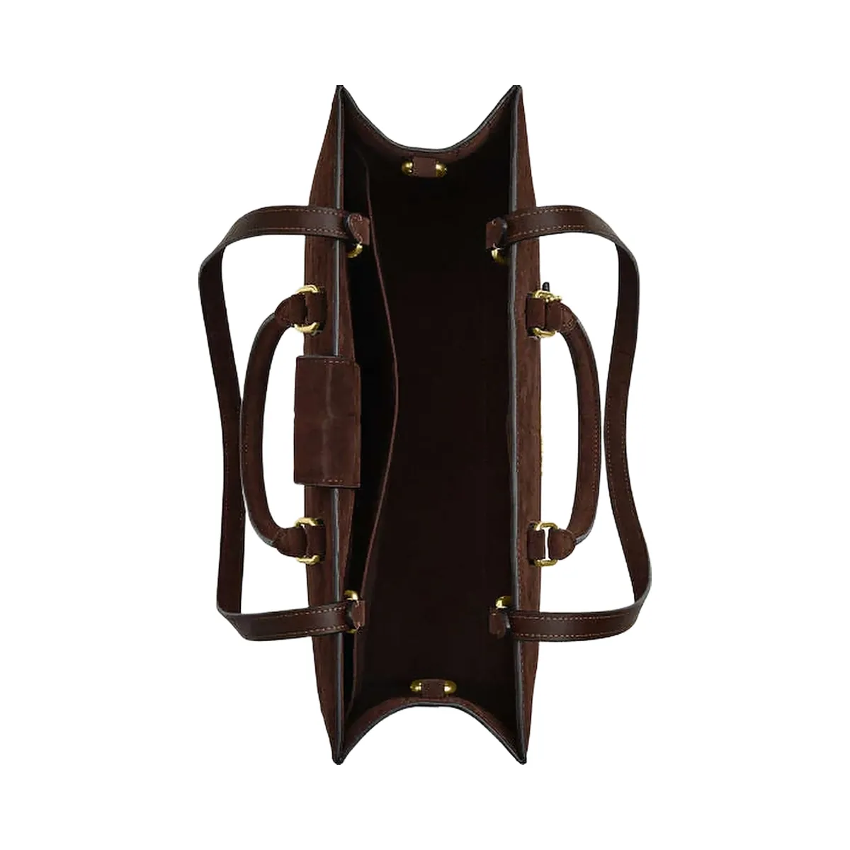 Coach Maggie Tote Bag Embossed Crocodile-Gold-Maple