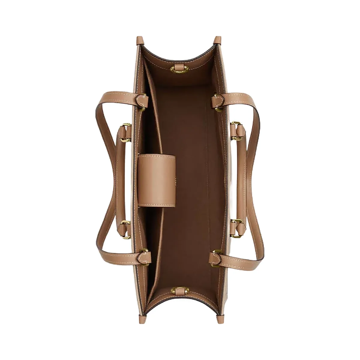 Coach Maggie Tote Bag In Colorblock Im-Dark Natural Multi