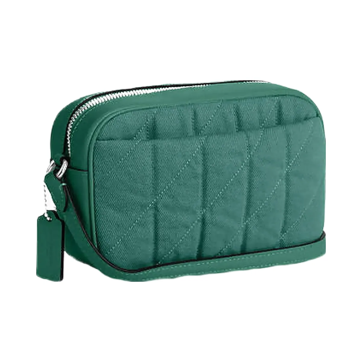 Coach Mini Jamie Camera Bag Quilted Denim-Sv-Ivy-Green