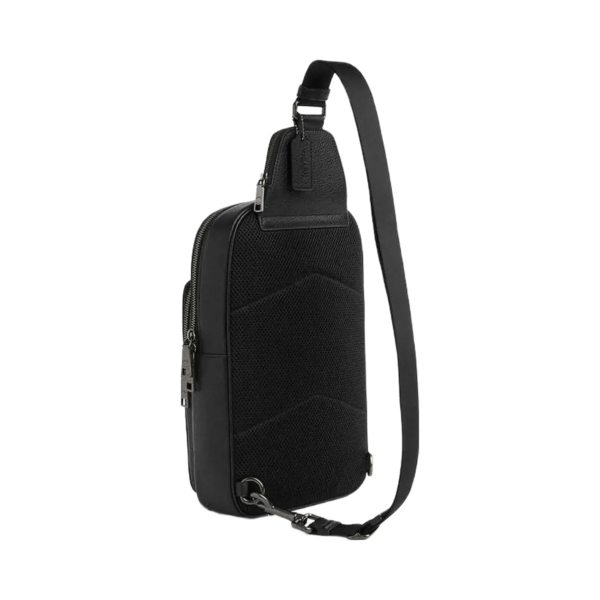 Coach Ethan Pack In Blocked Signature Canvas Signature Canvas-Qb-Tan-Charcoal-Black