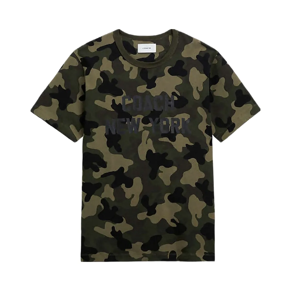 Coach Camo Print T-Shirt Camo