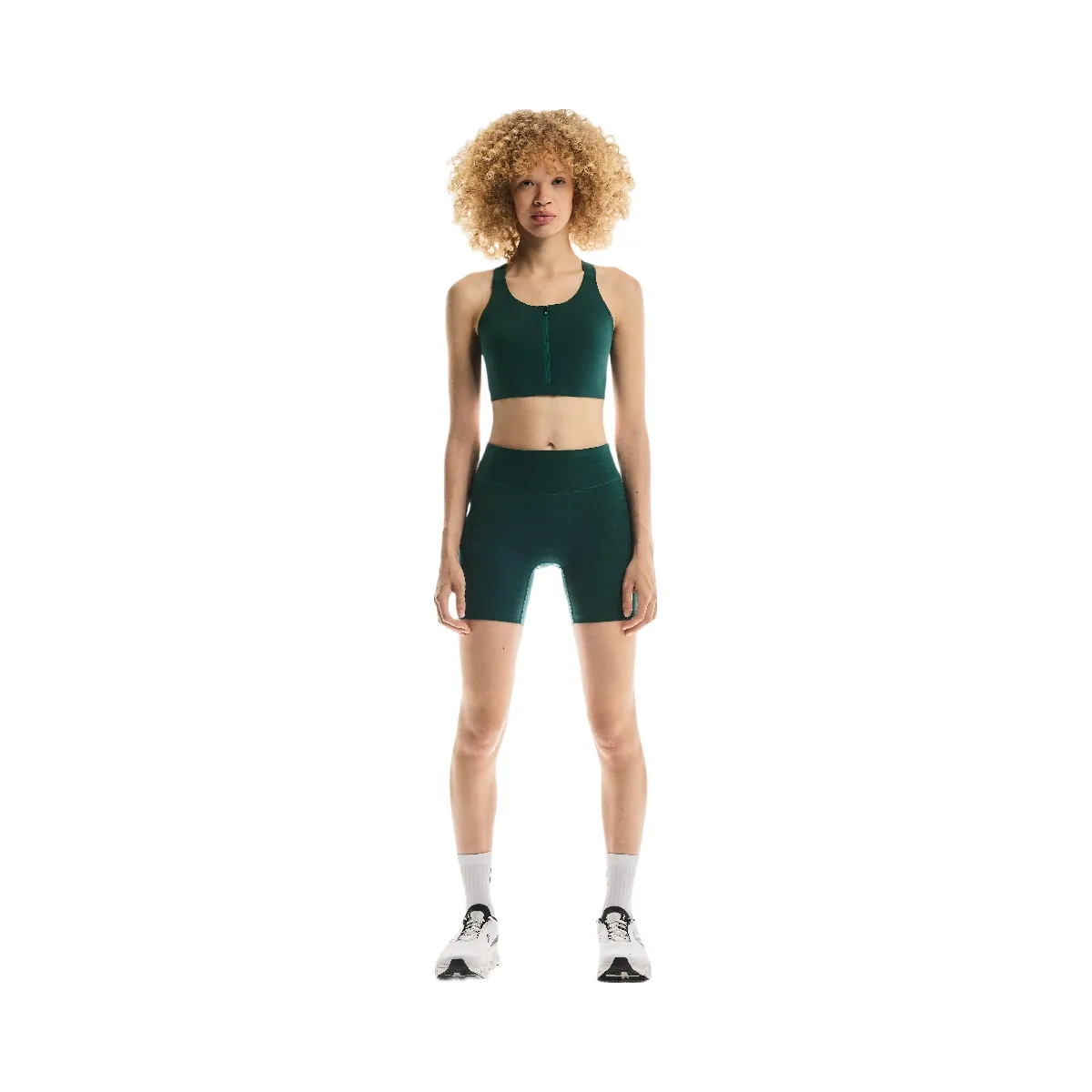 On Endurance Bra Zip Spirulina