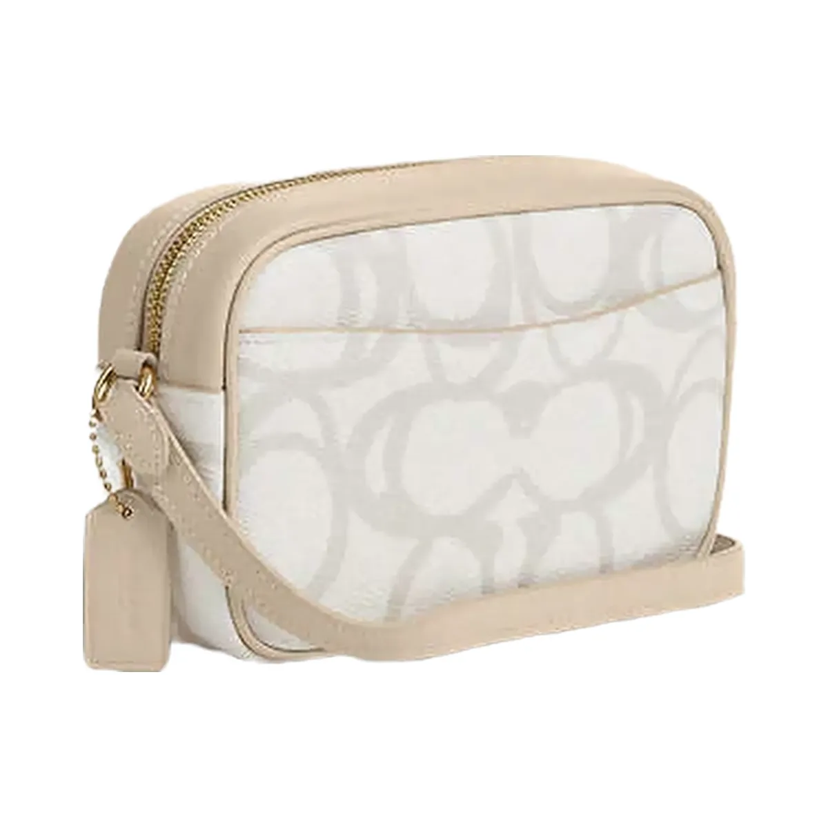Coach Mini Jamie Camera Bag In Sketch Signature Canvas Signature Canvas-Gold-Ivory