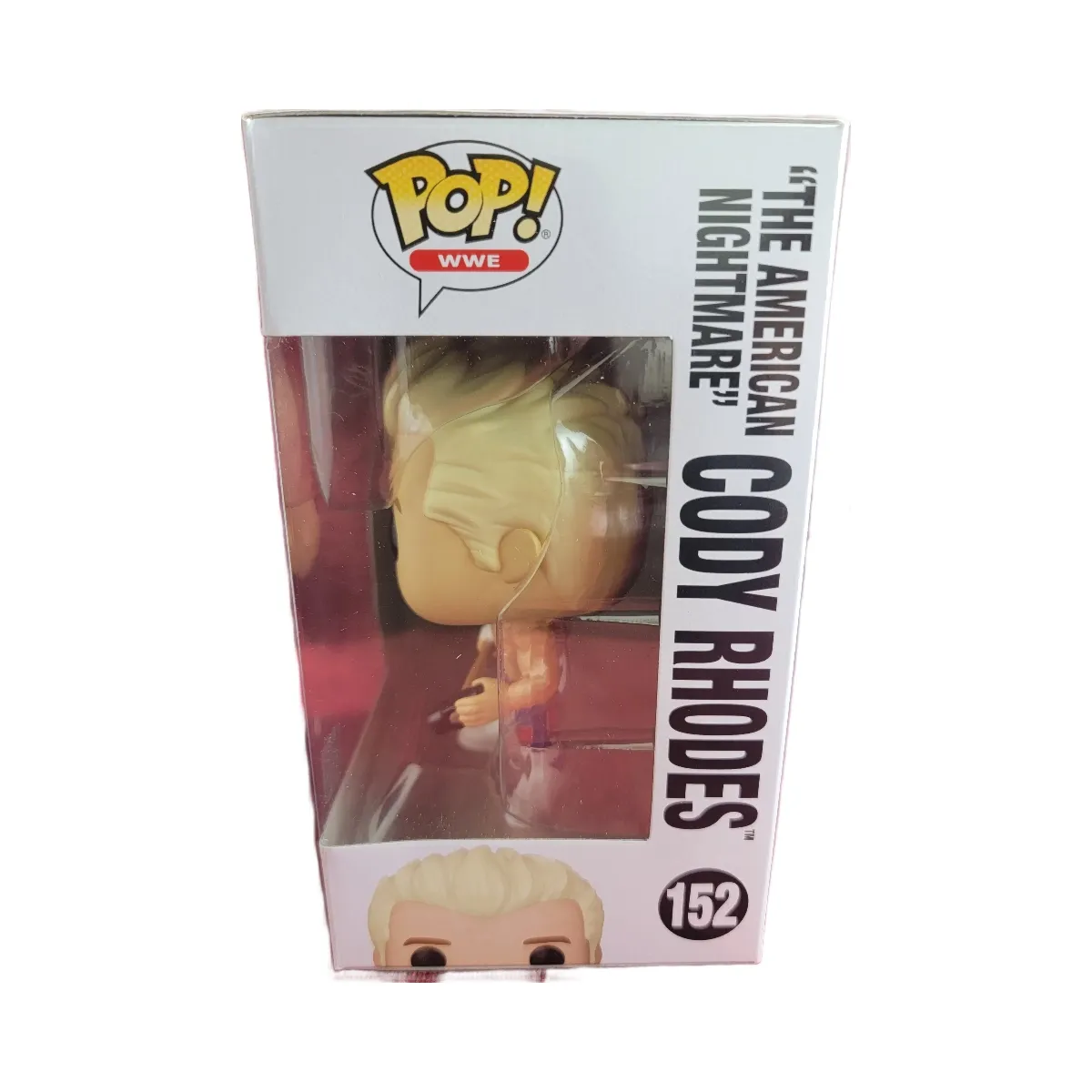 Funko Pop! Cody Rhodes # 152 (Nib)
With Pop Protector #152