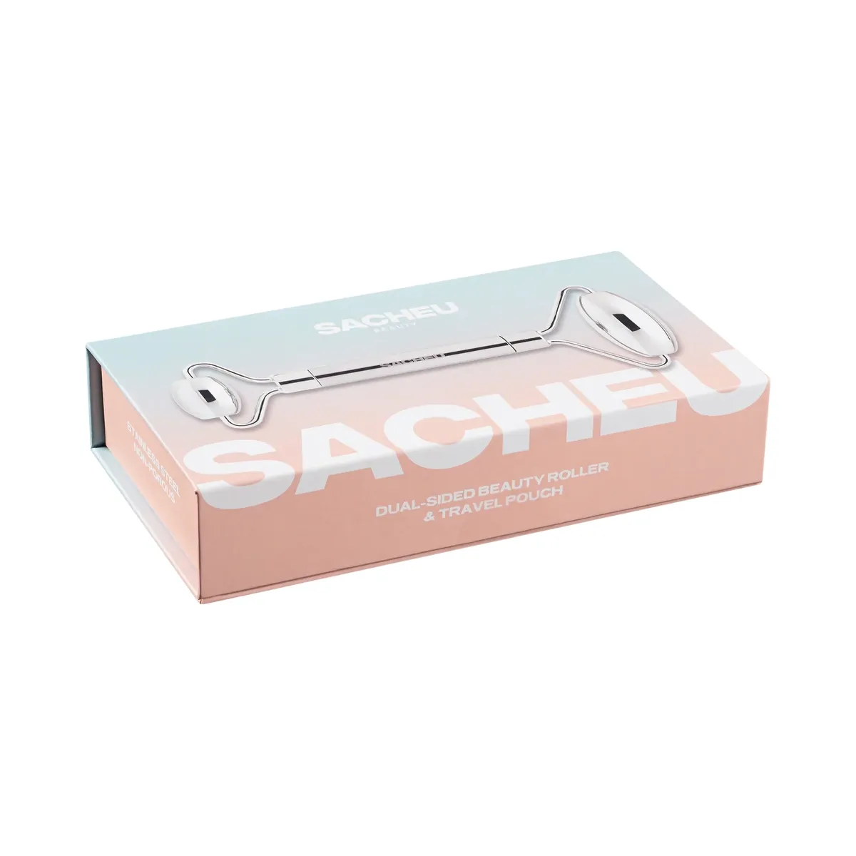SACHEU Dual-Sided Stainless Steel Beauty Roller