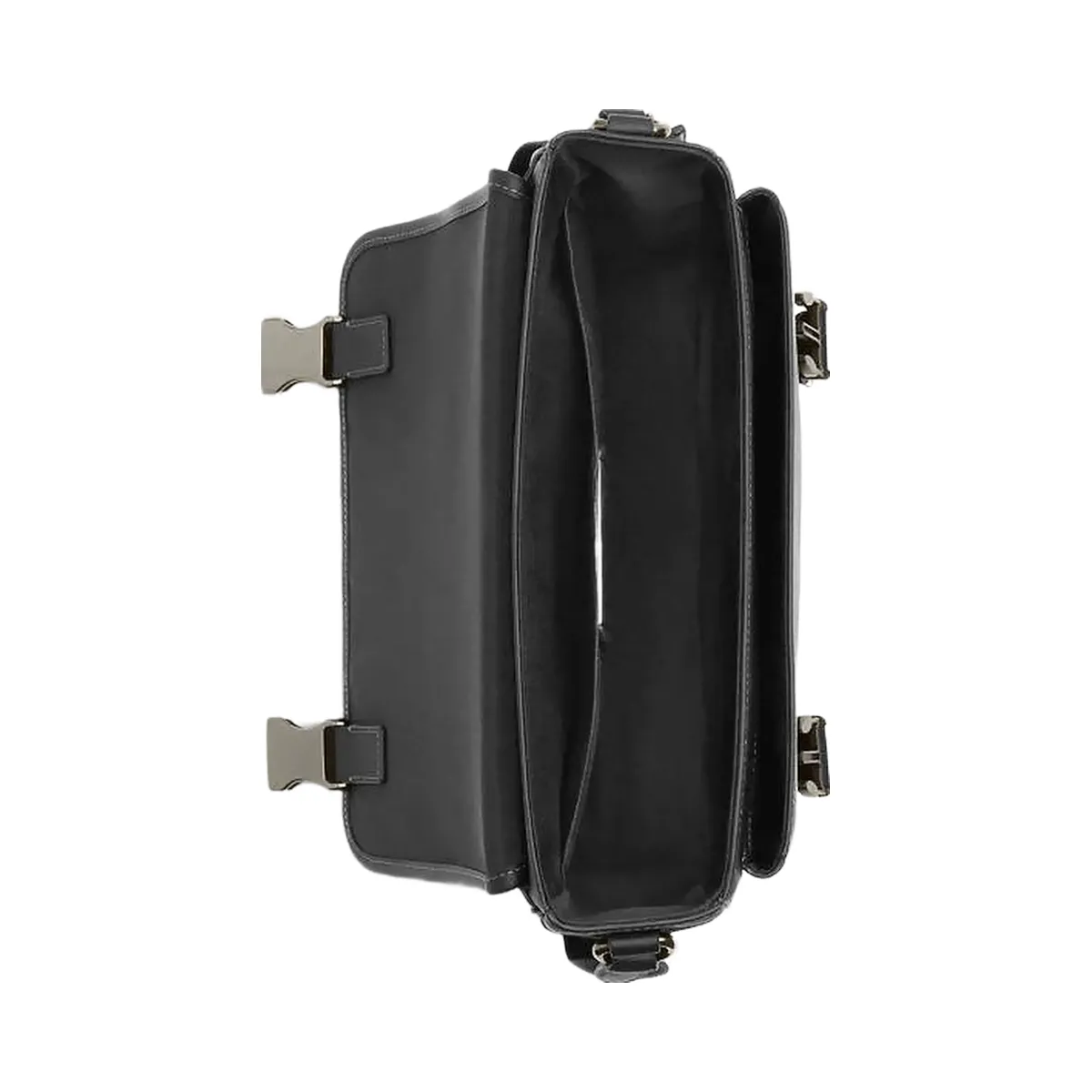 Coach Racer Messenger Bag Smooth Leather-Gunmetal-Black