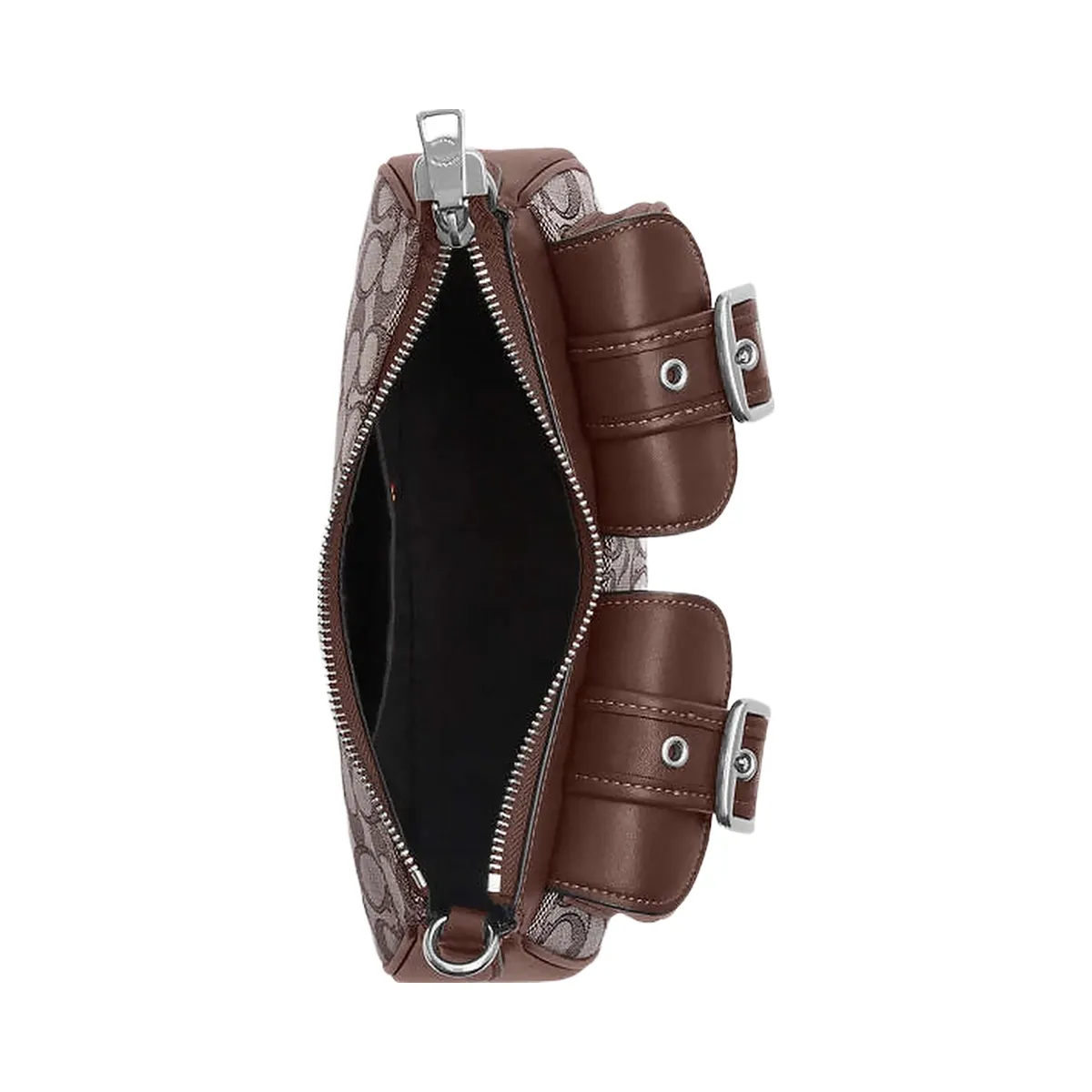 Coach Ashton Bag In Signature Jacquard Signature Jacquard-Silver-Oak-Maple