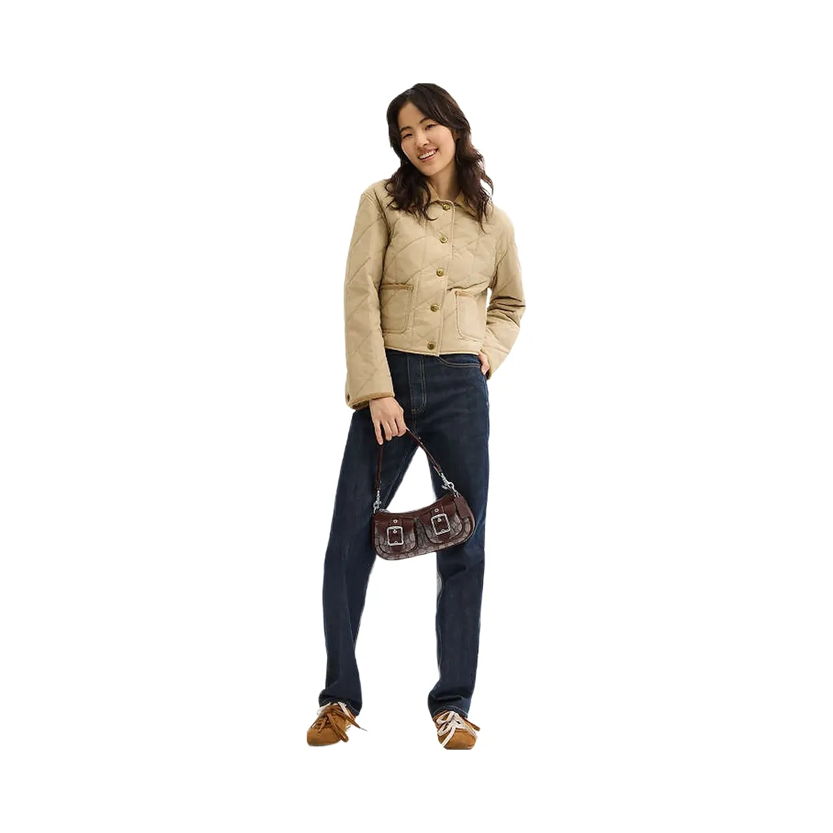 Coach Ashton Bag In Signature Jacquard Signature Jacquard-Silver-Oak-Maple