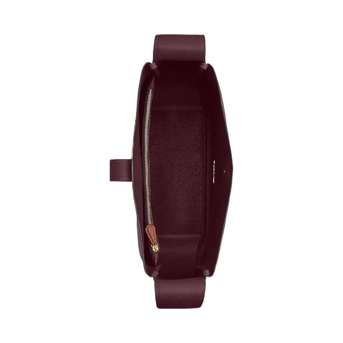 Coach Hadley Large Shoulder Bag Pebbled Leather-Im-Dark Wine