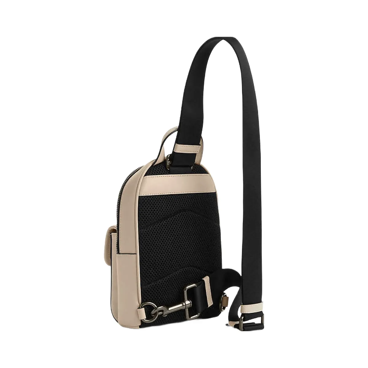 Coach Small Turnlock Sling Pack Smooth Leather-Qb-Ivory