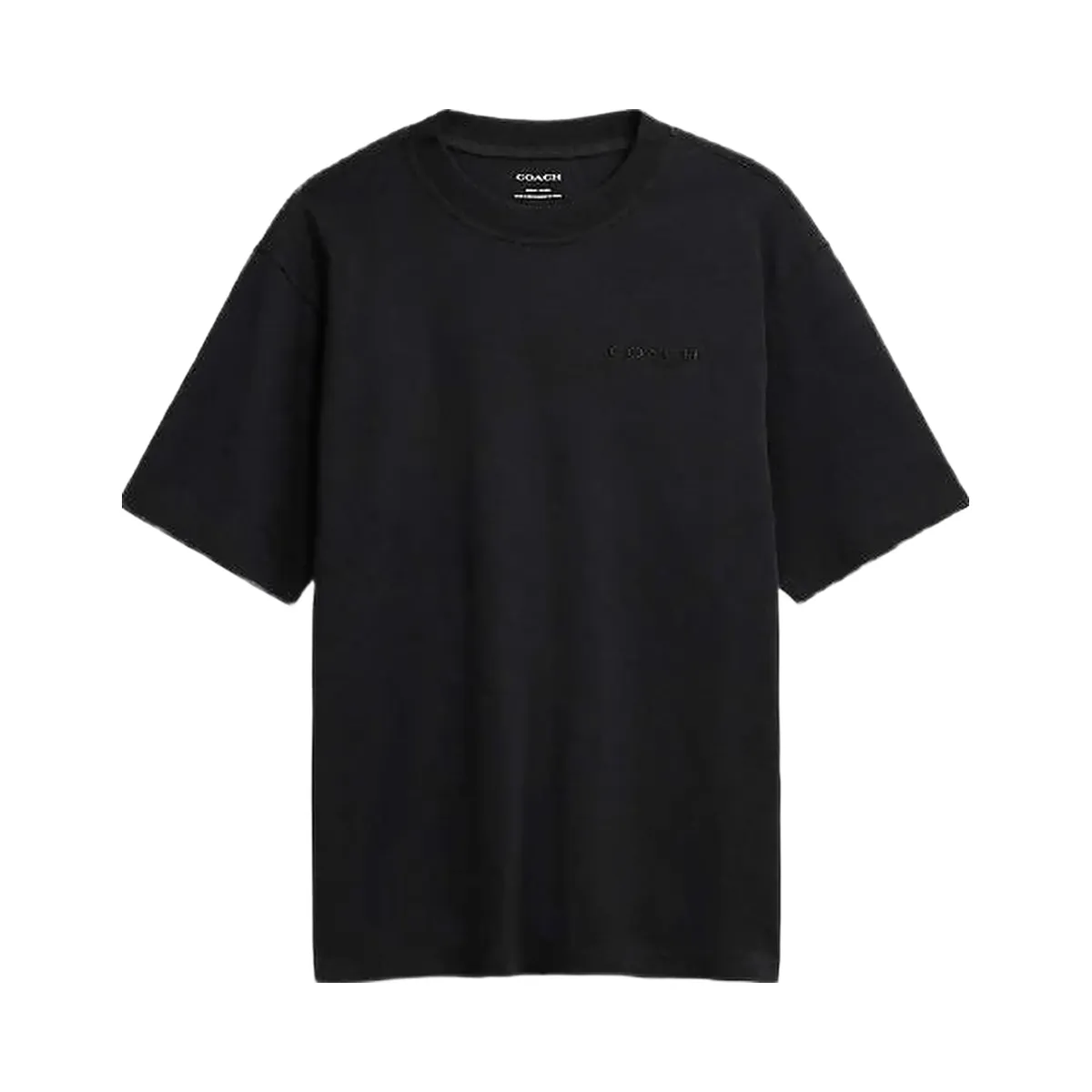Coach T Shirt In Organic Cotton Black