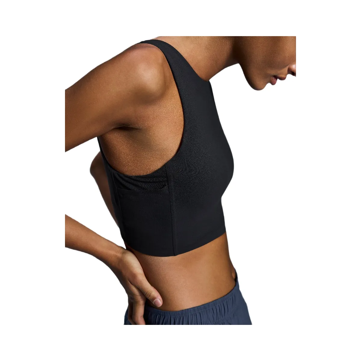 On Core 2-In-1 Crop Black