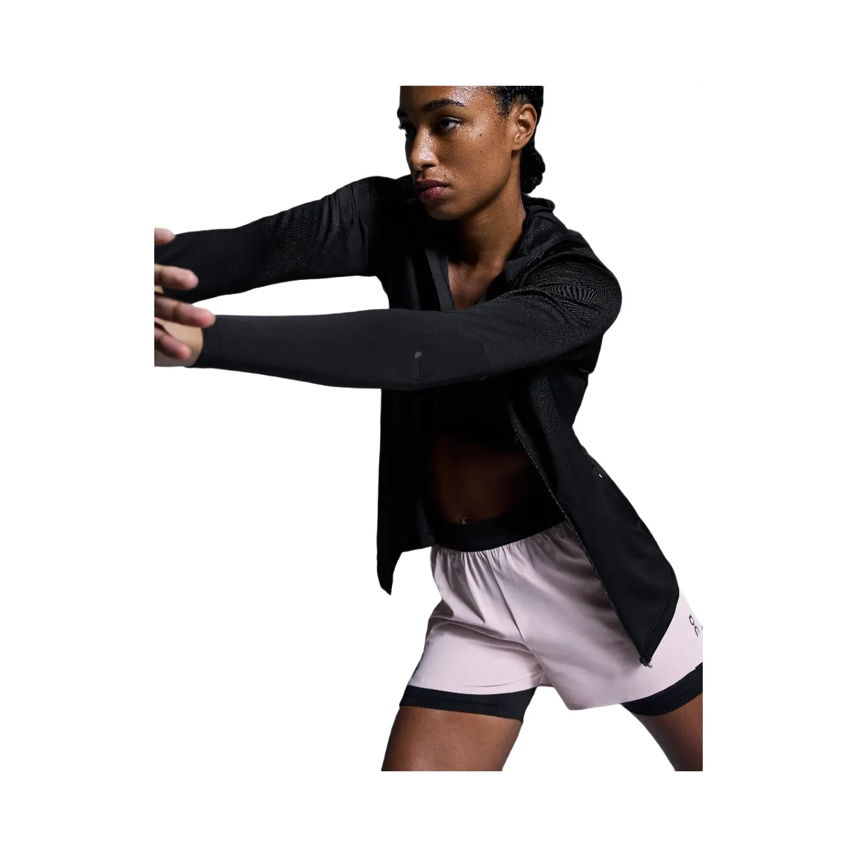 On 3" Performance 2/1 Shorts Mauve | Black