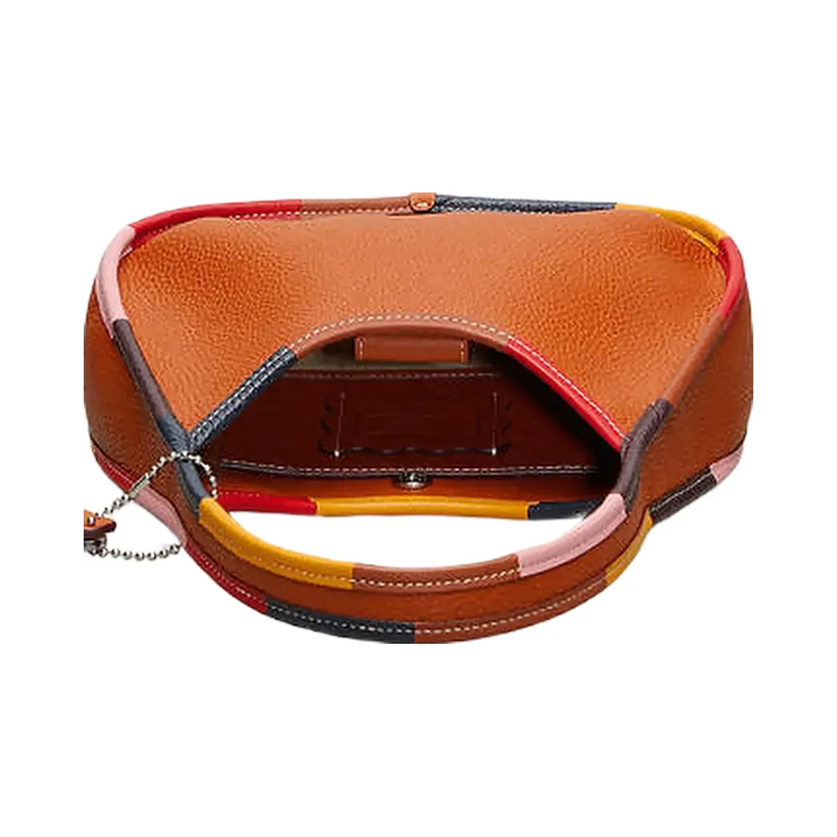 Coach Ergo Bag In Coachtopia Leather With Colorful Binding Burnished Amber Multicolor