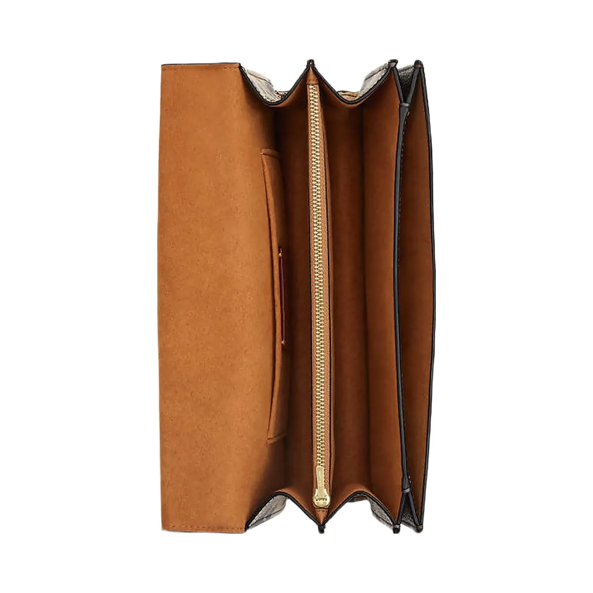 Coach Klare Envelope Crossbody Bag In Signature Canvas With Leopard Print Pebbled Leather-Im-Leopard-Walnut Multi