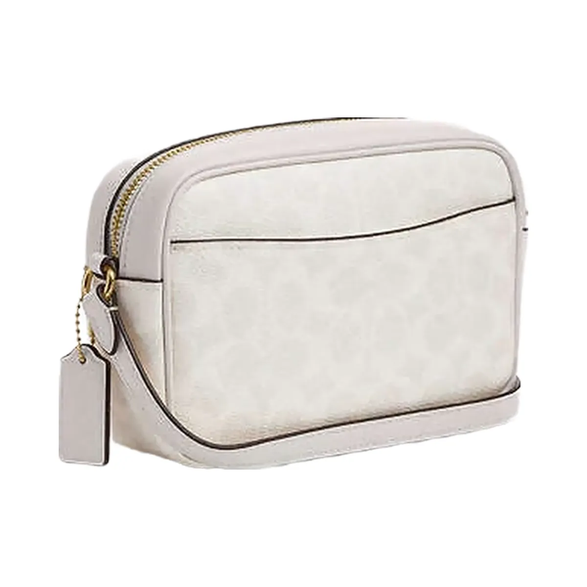 Coach Mini Jamie Camera Bag In Signature Canvas Signature Canvas-Gold-White-Chalk