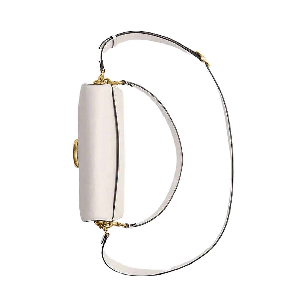 Coach Tabby Shoulder Bag 26 Polished Pebble Leather-Brass-Chalk