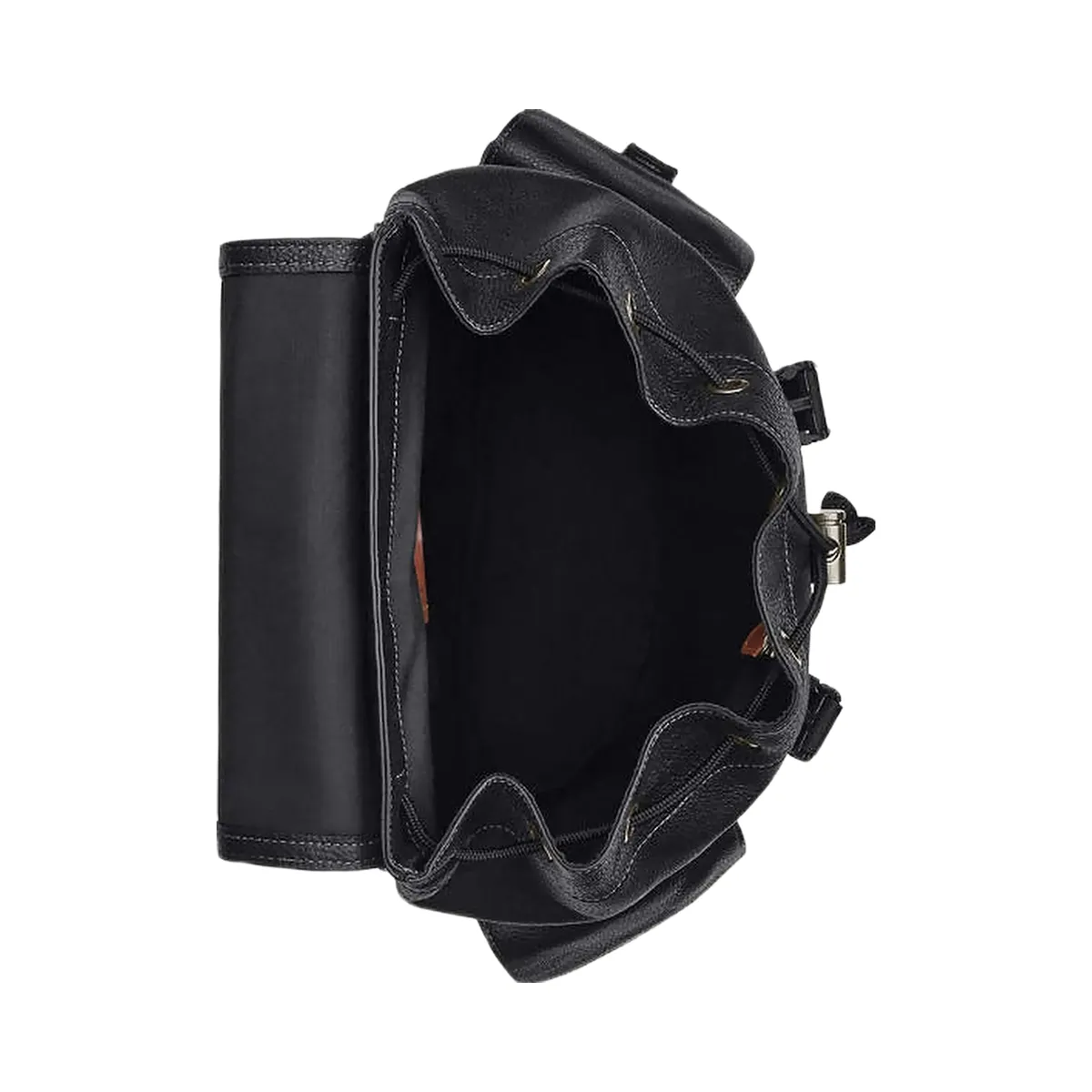 Coach Clark Backpack Pebbled Leather-Gunmetal-Black