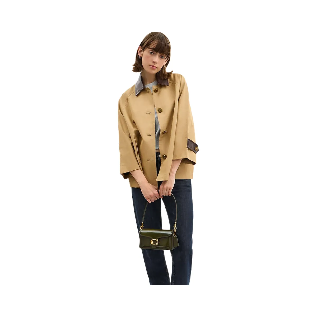 Coach Tabby Shoulder Bag 20 Brass-Olive