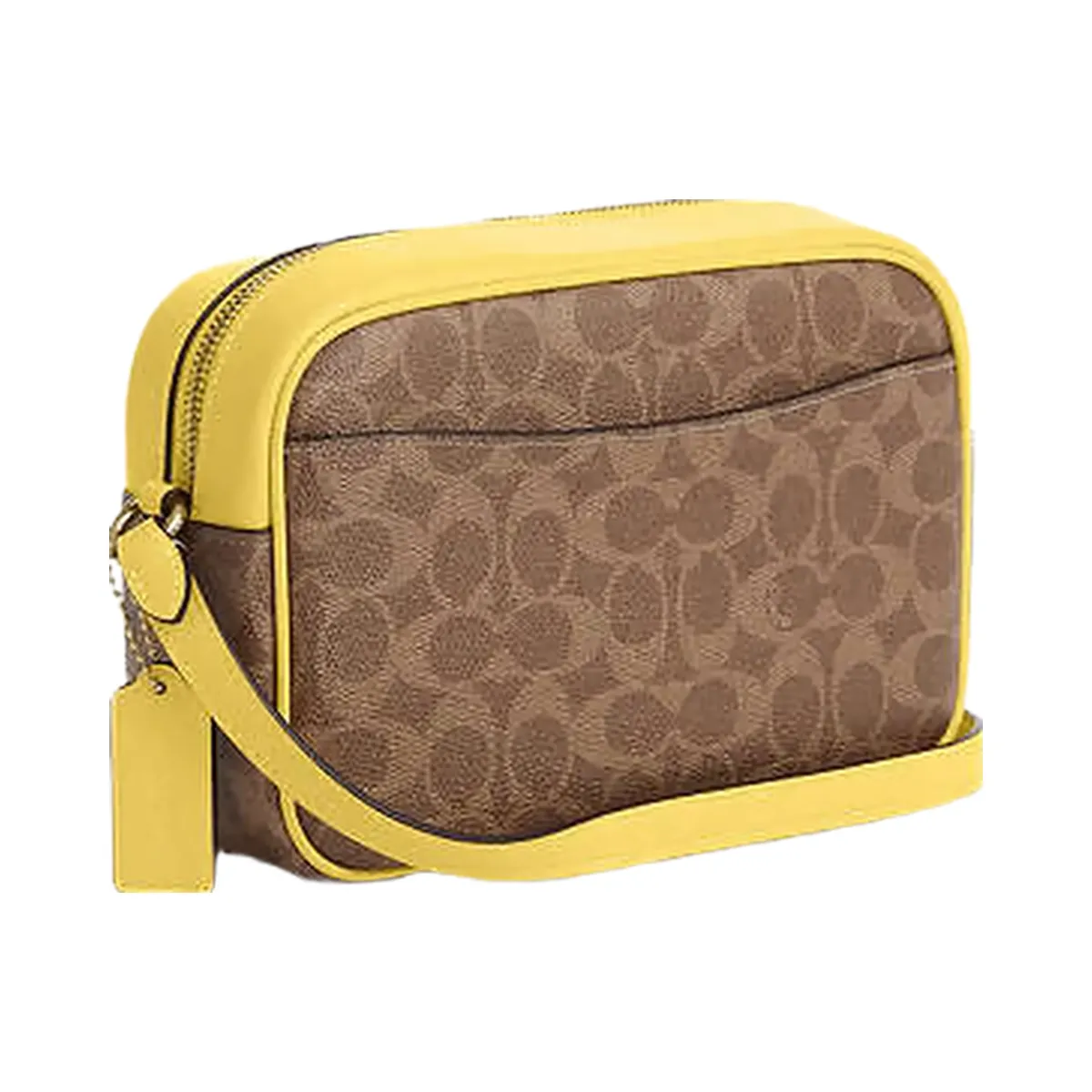 Coach Jamie Camera Bag In Signature Canvas Signature Canvas-Im-Tan-Yellow