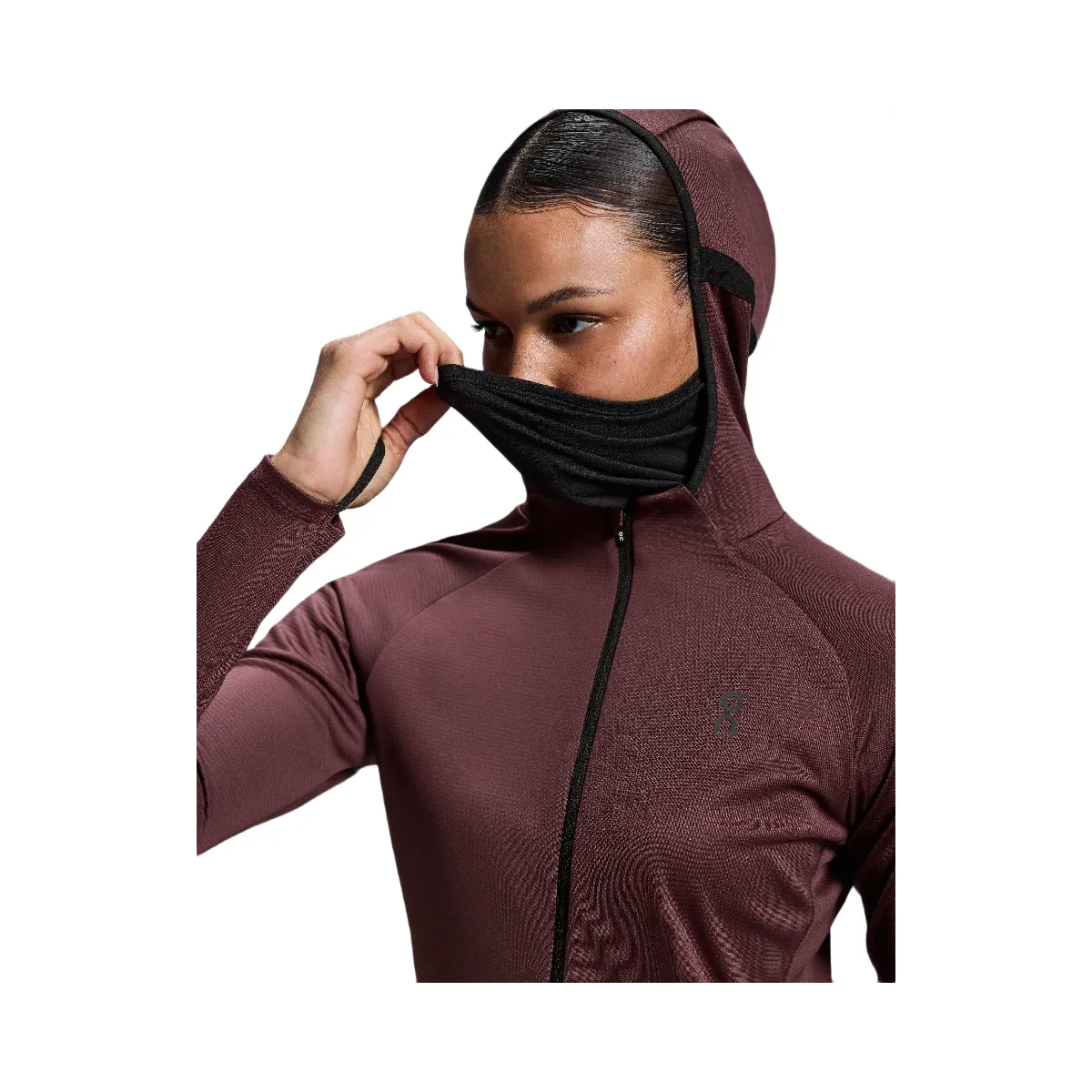 On Climate Zip Hoodie Mulberry