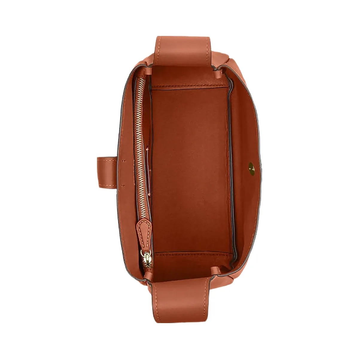 Coach Hadley Convertible Crossbody Smooth Leather-Gold-Tan