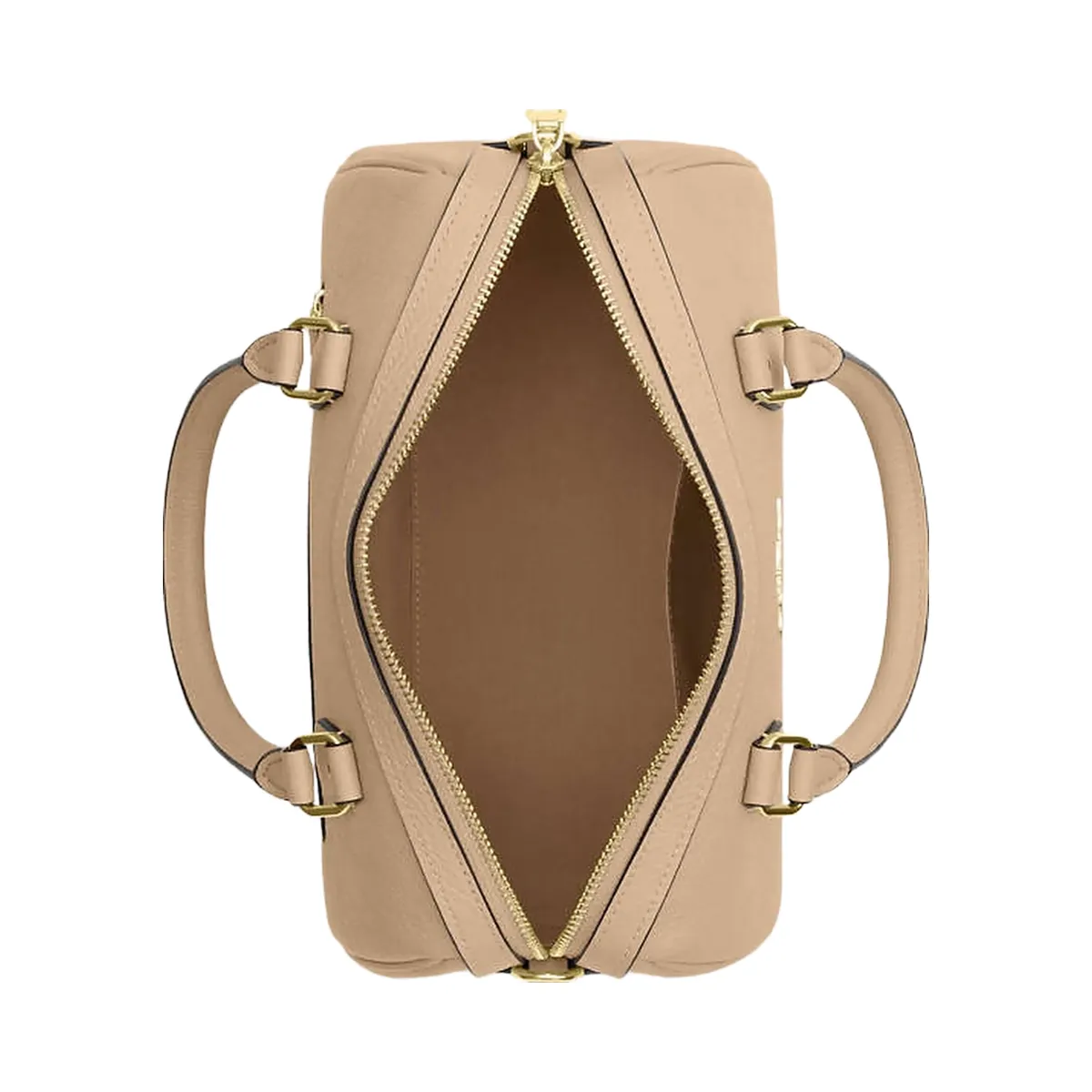 Coach Rowan Satchel Bag In Signature Leather Pebbled Leather-Im-Oat