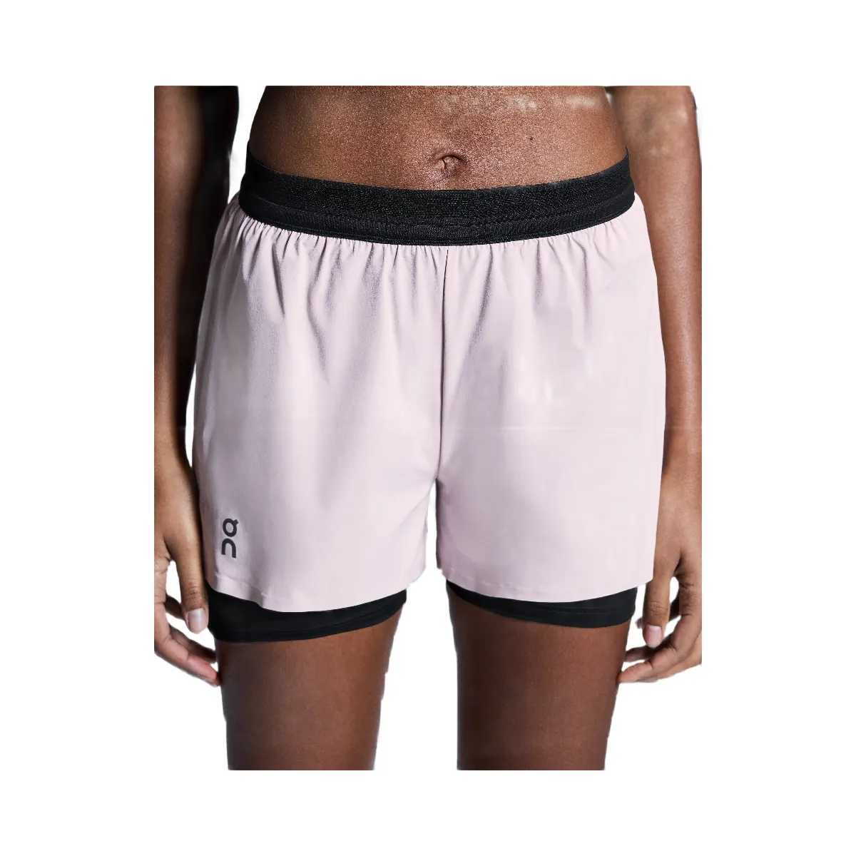 On 3" Performance 2/1 Shorts Mauve | Black