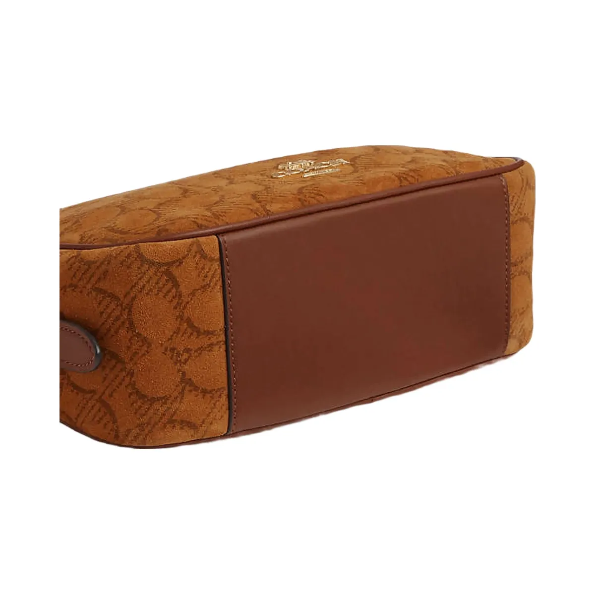 Coach Kailey Shoulder Bag In Signature Suede Suede-Im-Caramel