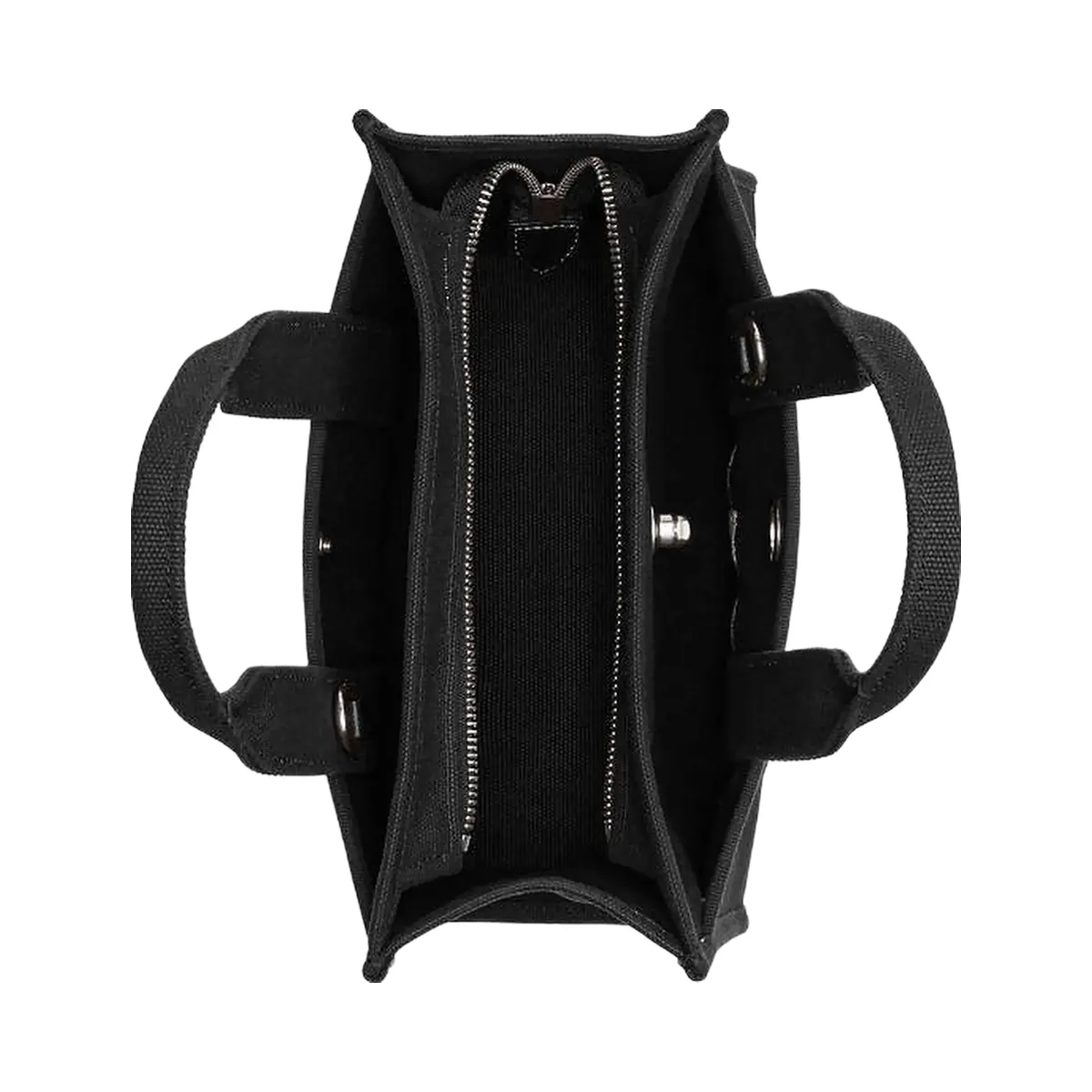 Coach Cargo Tote Bag 26 Canvas-Silver-Black