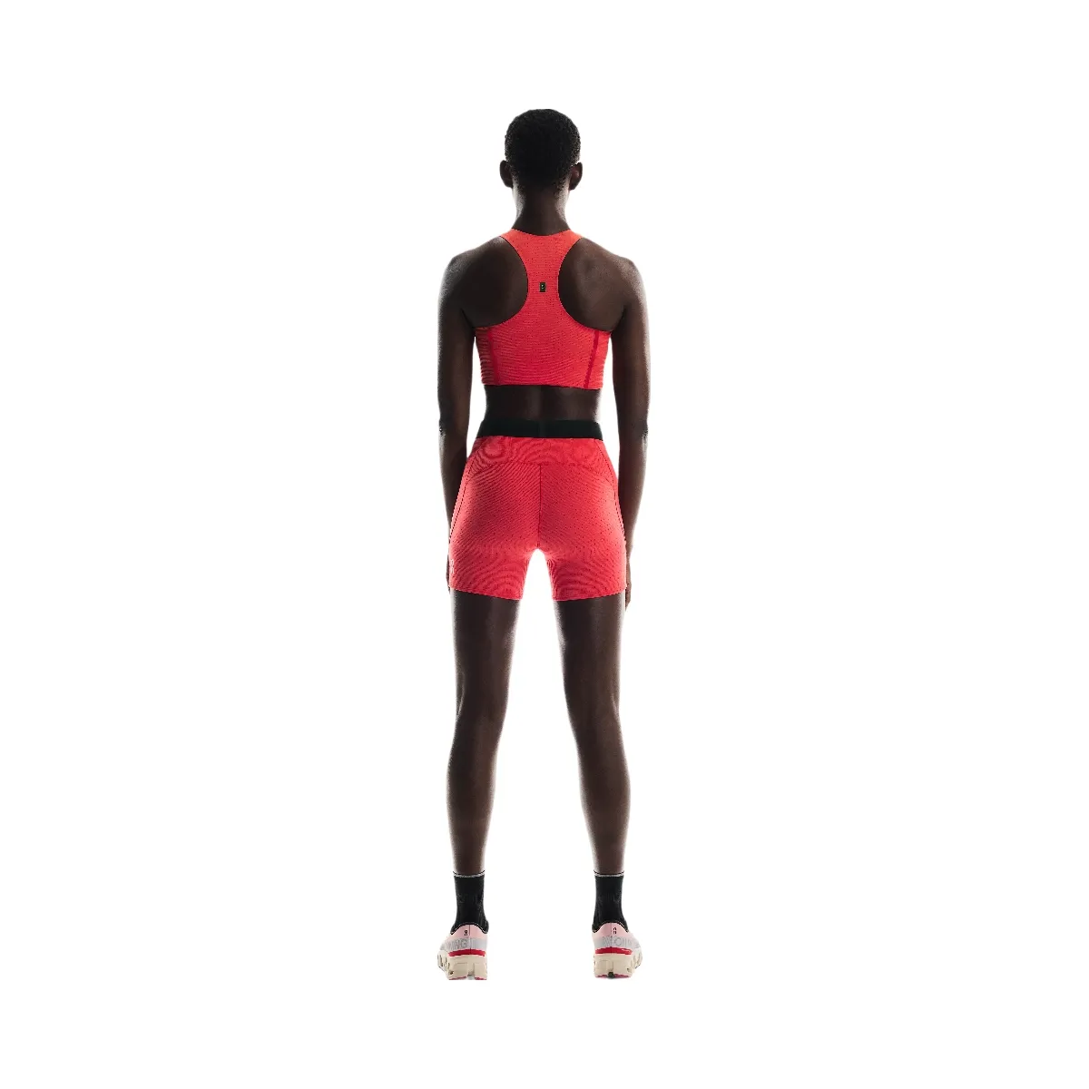 On Pace Tights Short Red