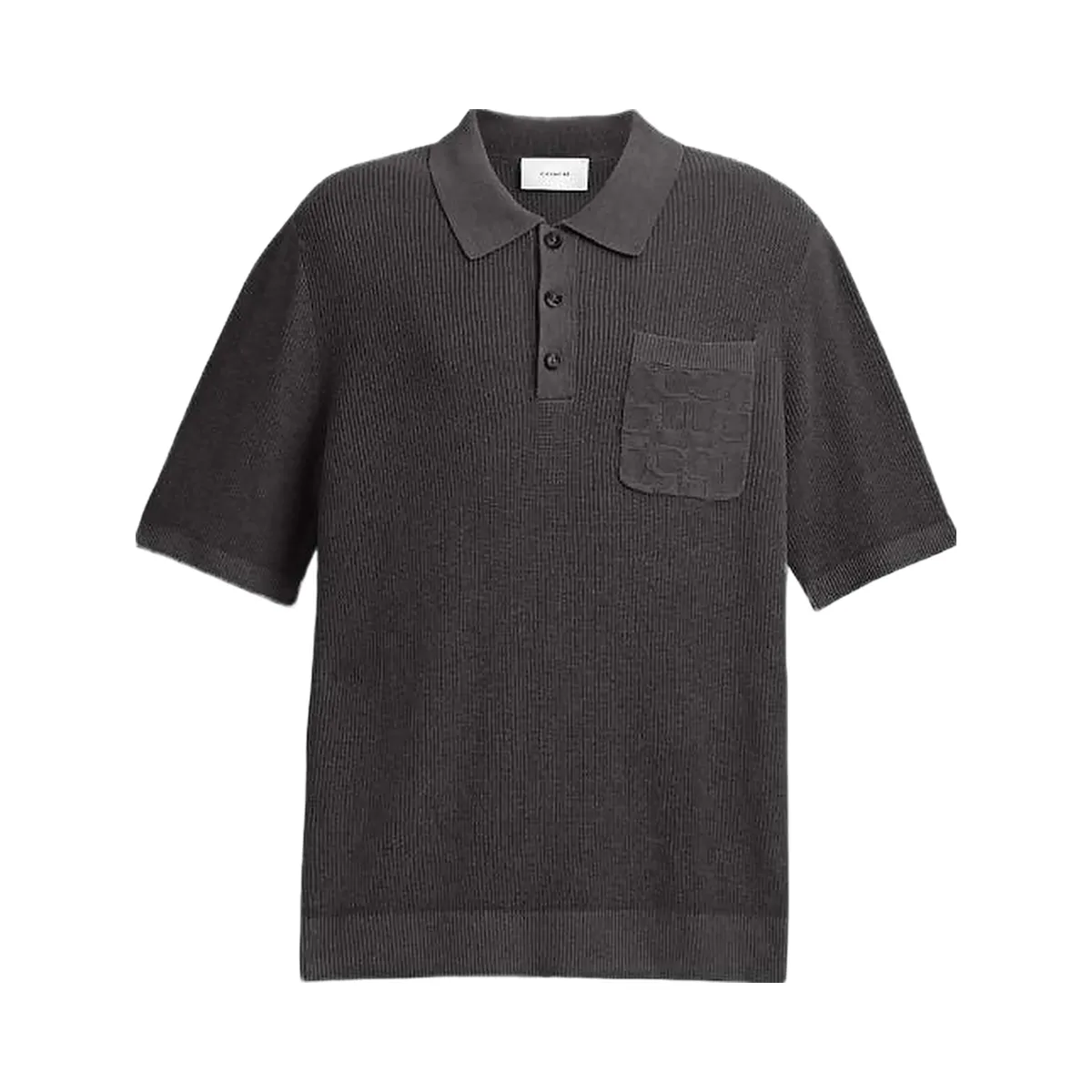 Coach Knit Polo Washed Black