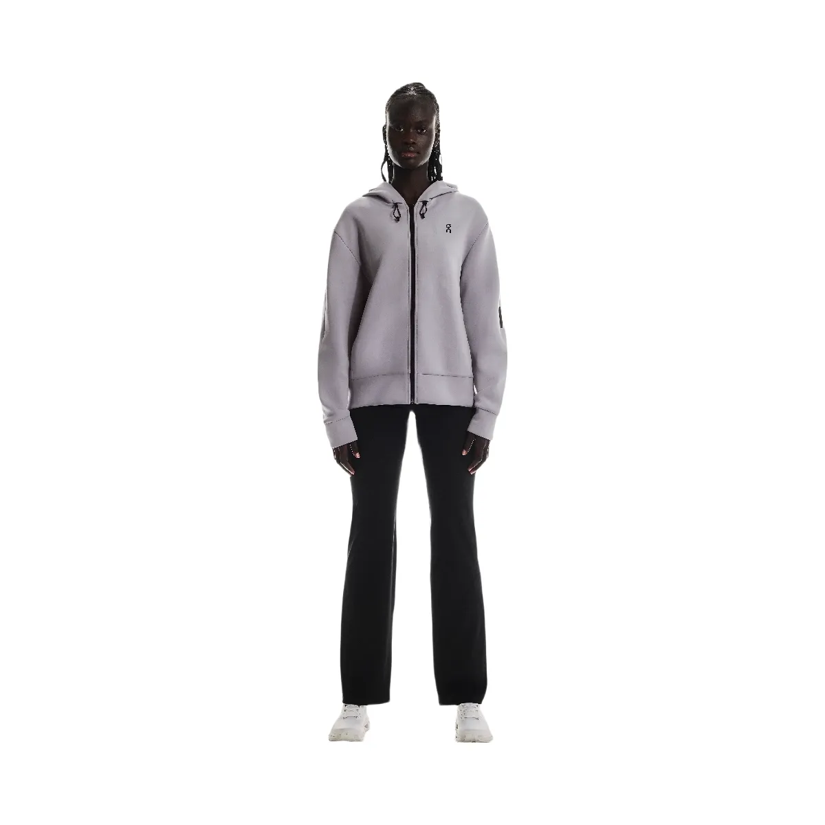 On Focus Tech Zip Hoodie Lilac