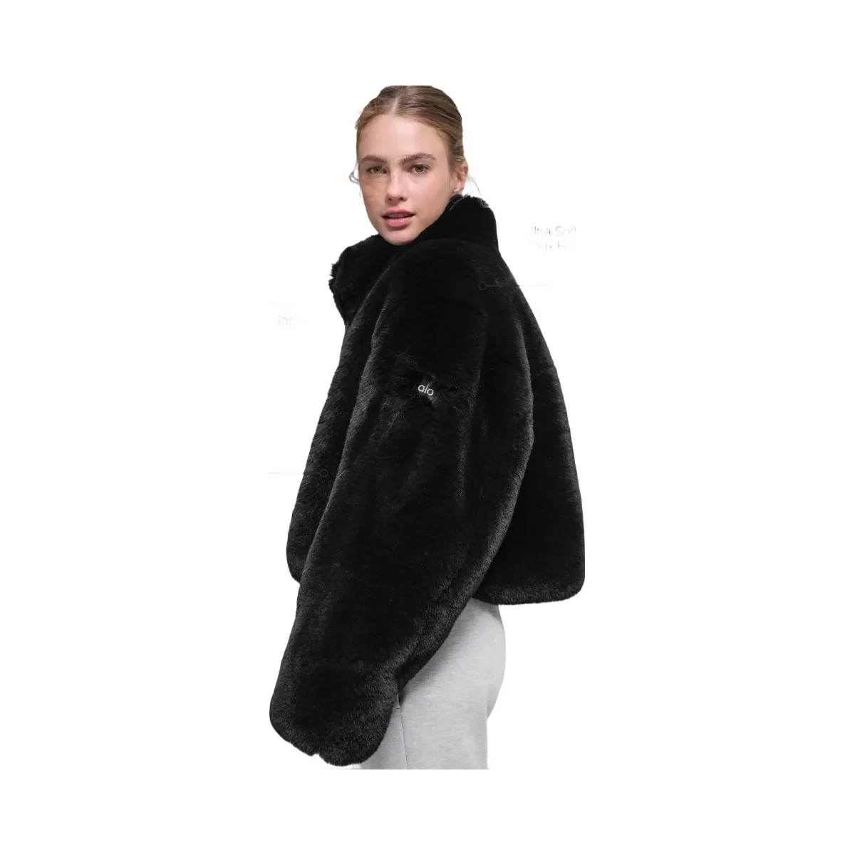 Alo Women's Faux Fur Allure Jacket - Black