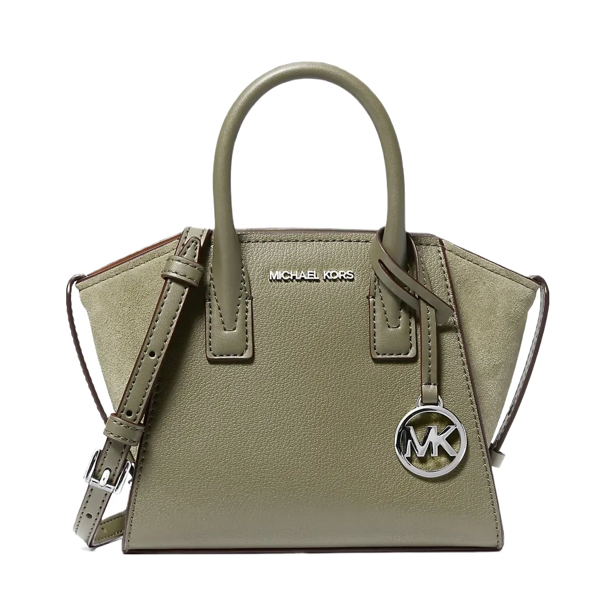 Michael Kors Avril Extra-Small Leather Satchel Thyme