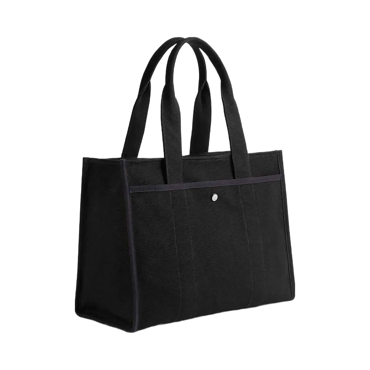 Coach Cargo Tote Bag 42 Canvas-Silver-Black