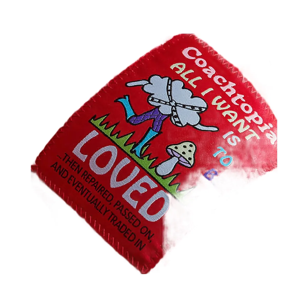 Coach Coachtopia Loop Puffer Jacket Rosebud Red