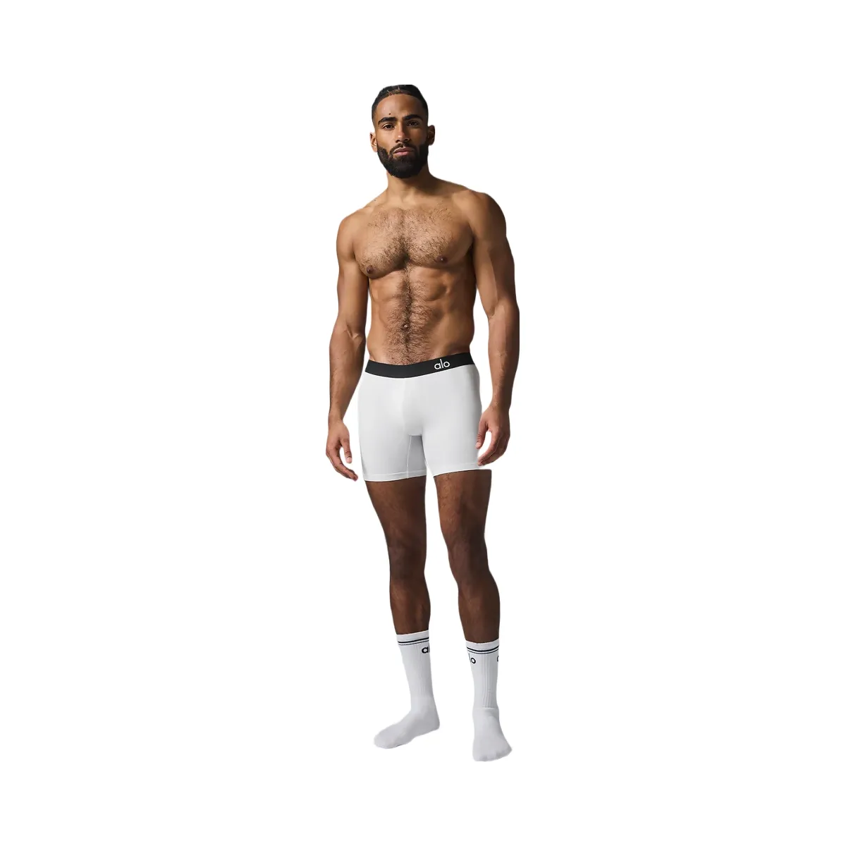 Alo Men's Hero Performance Boxer - White | Hype Fly India