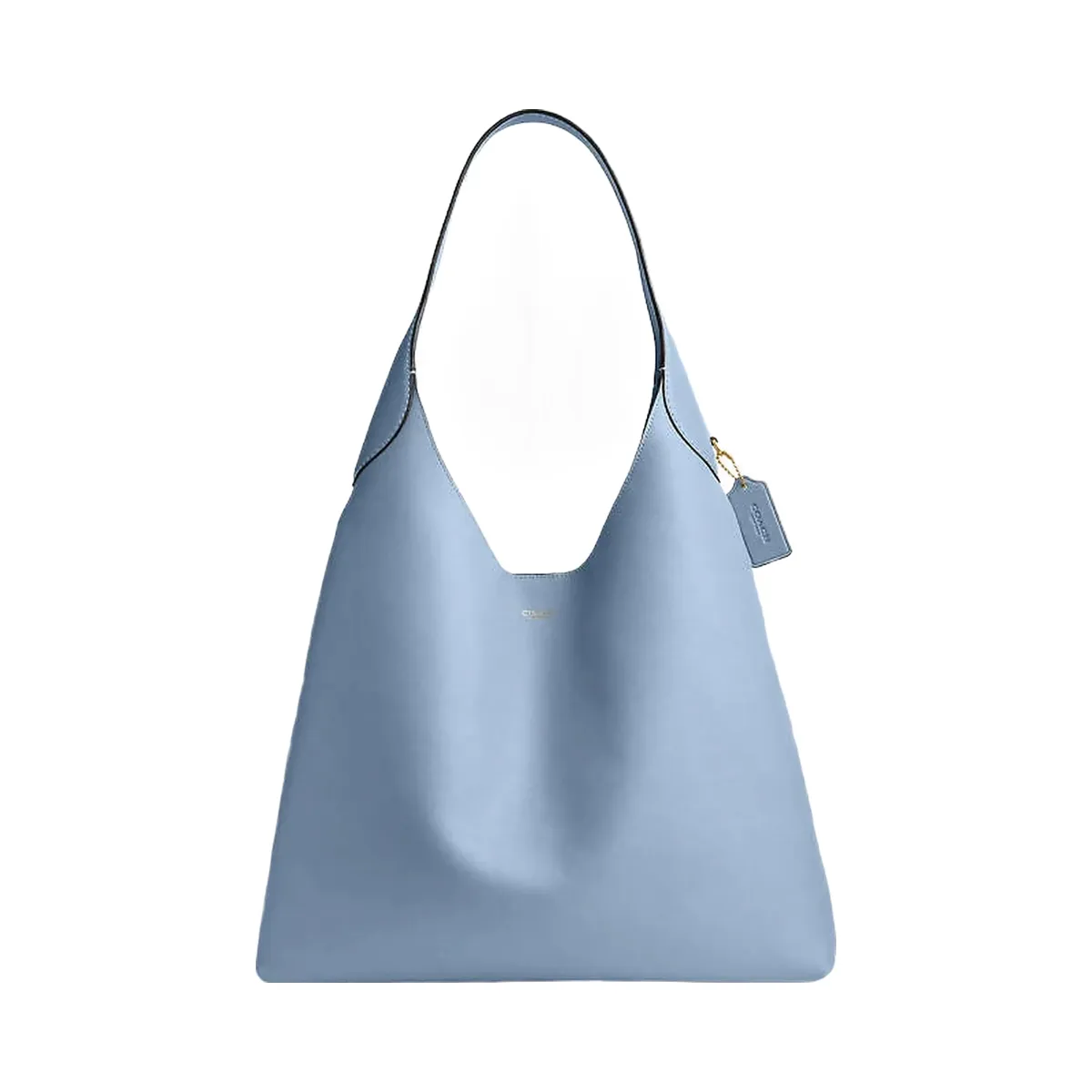 Coach Brooklyn Shoulder Bag 39 Smooth Leather-Brass-Bluebell