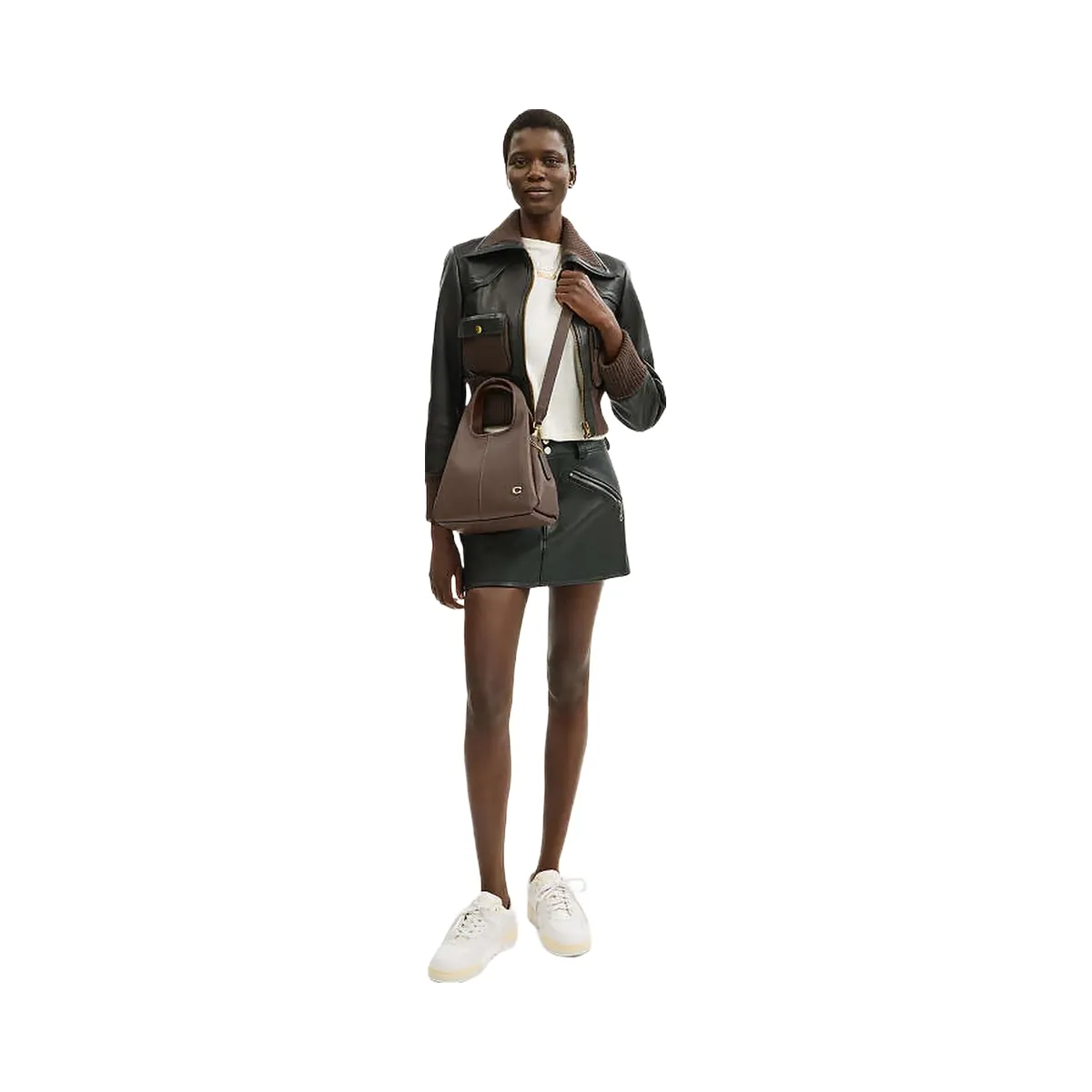 Coach Lana Shoulder Bag 23 Brass-Dark Stone